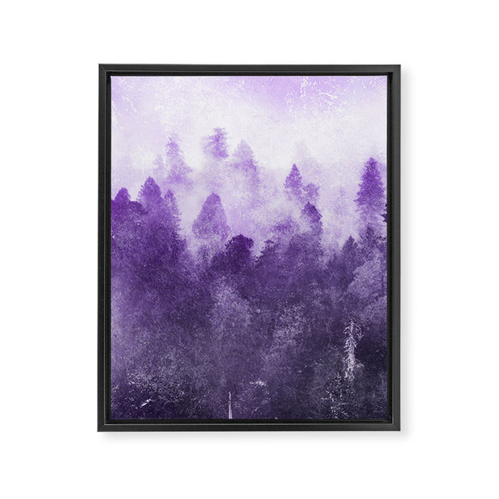 Ultra Violet Adventure Forest Framed Canvas Print Gallery Image 1