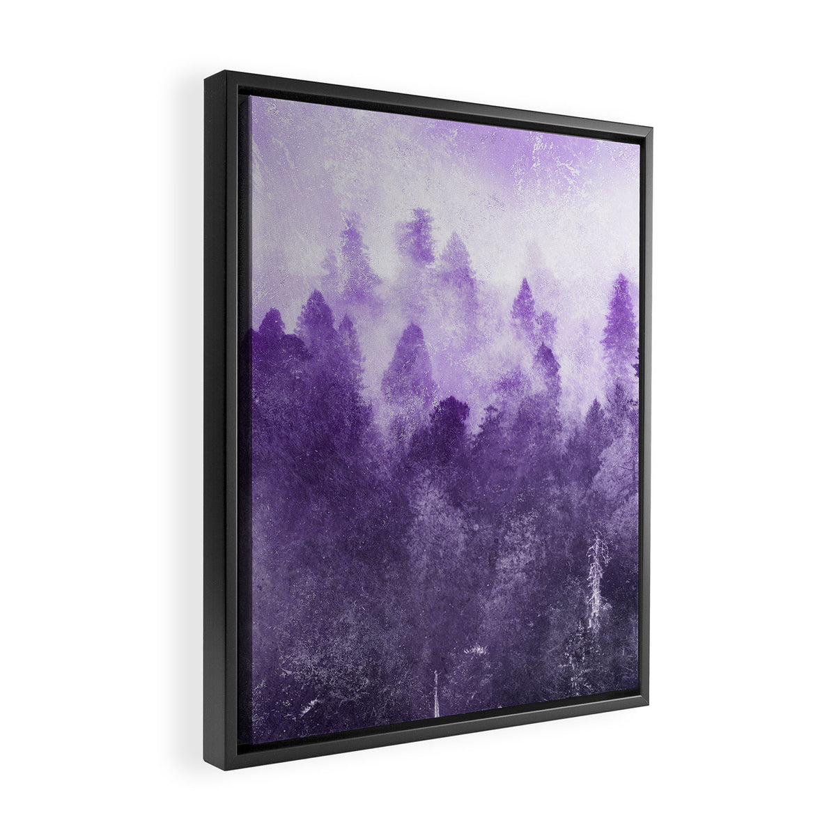 Ultra Violet Adventure Forest Framed Canvas Print Gallery Image 2