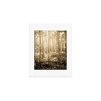 Vintage Sepia Fairy Forest Art Print Gallery Image 1