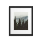 Wanderlust Forest II - Mountain Adventure in Foggy Woods Framed Art Print Gallery Image 5
