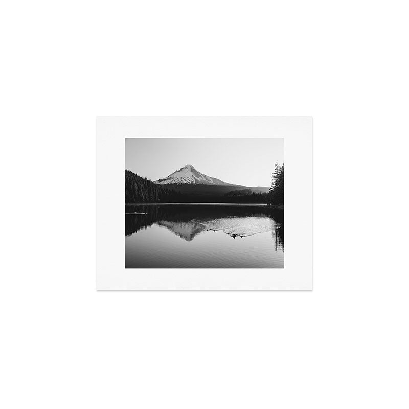 Wild Mountain Sunrise - Black and White Nature Photography Art Print Gallery Image 1