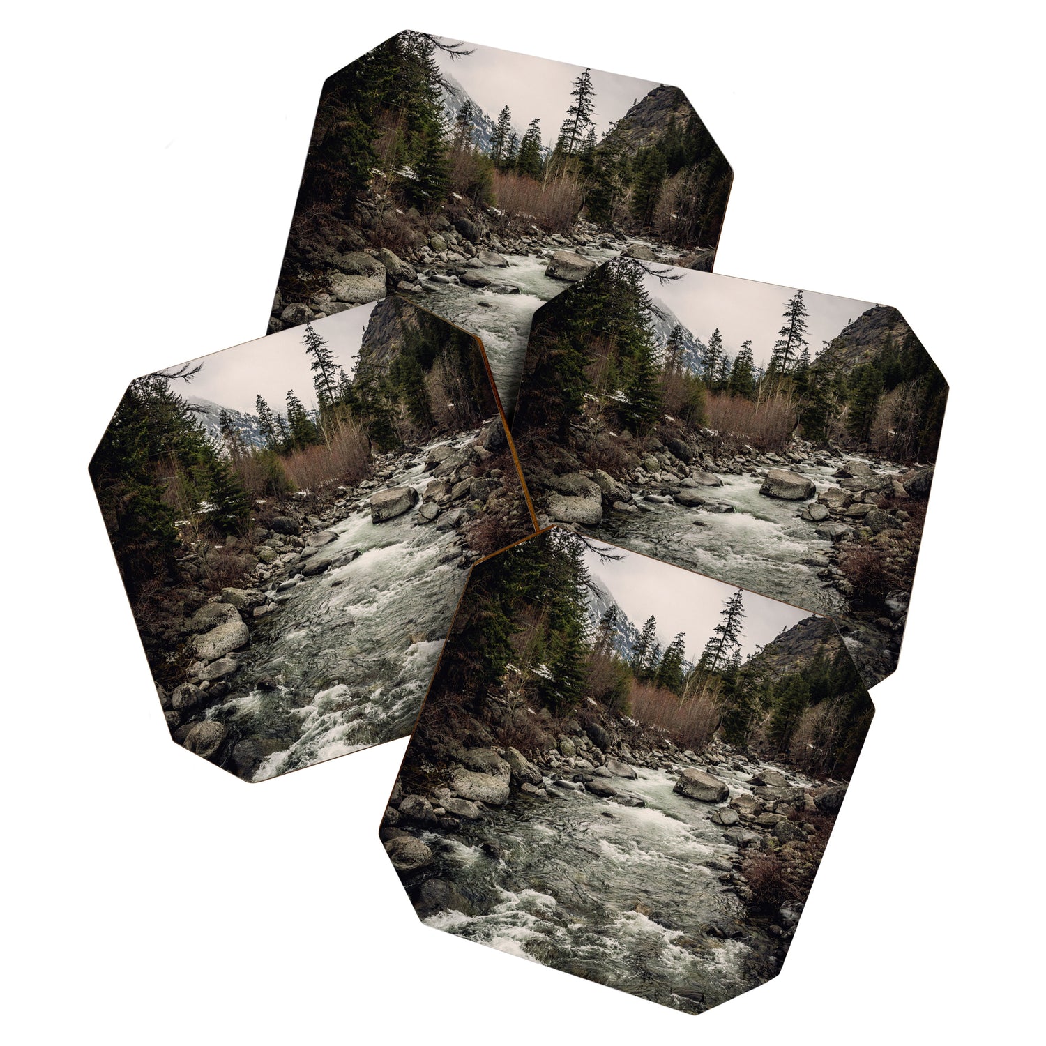 Winter Begins - River Mountain Nature Photography Coaster Gallery Image 1