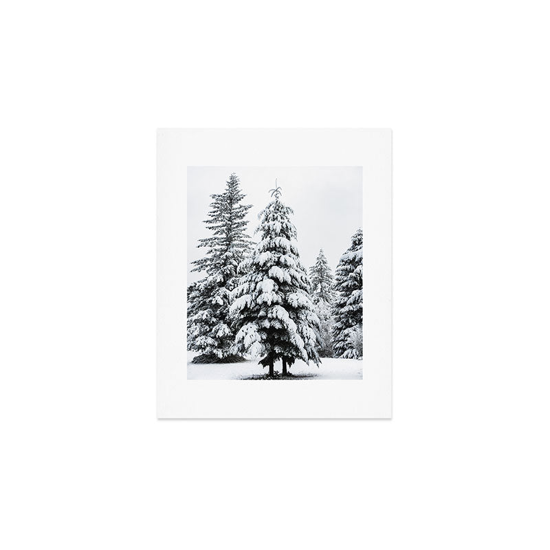 Winter Magic - Snow Covered Fir Trees Pacific Northwest Art Print Gallery Image 1