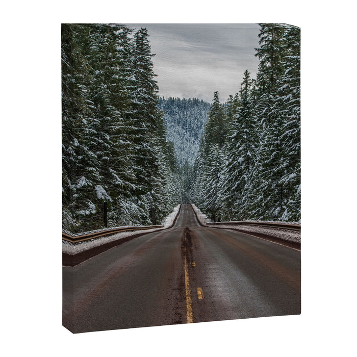 Winter Road Trip - Pacific Northwest Nature Photography Canvas Print Gallery Image 1