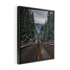 Winter Road Trip - Pacific Northwest Nature Photography Framed Canvas Print Gallery Image 2