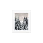 Winter Woods II - Snow Capped Forest Adventure Nature Photography Art Print Gallery Image 1