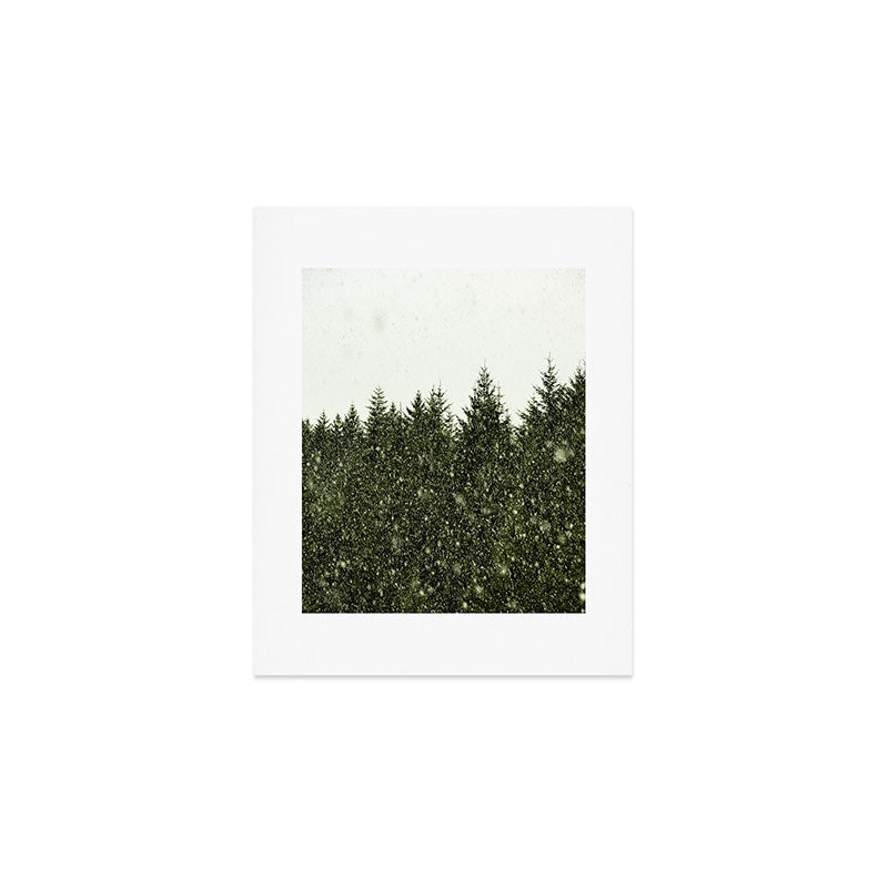 Winter Woods Pacific Northwest - Wanderlust Adventure Art Print Gallery Image 1