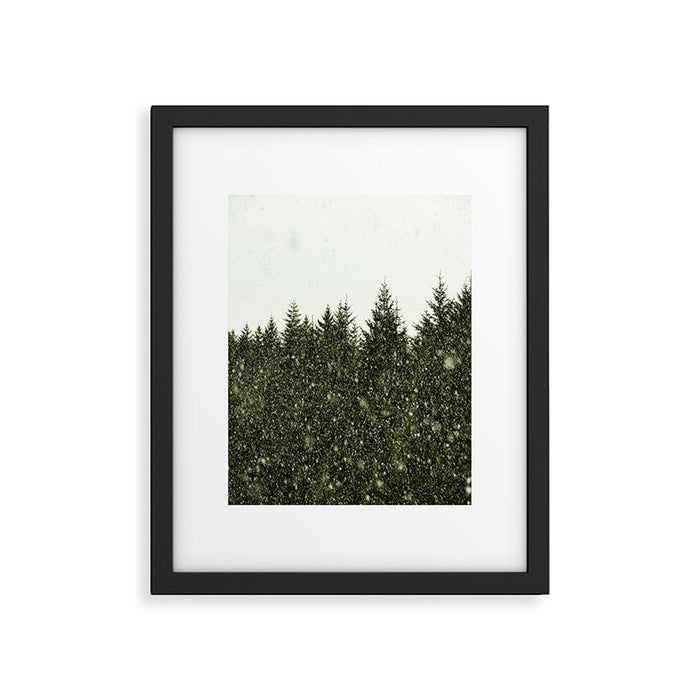 Winter Woods Pacific Northwest - Wanderlust Adventure Framed Art Print Gallery Image 1