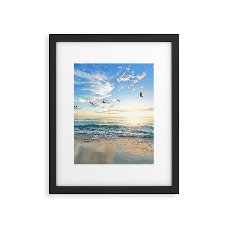 Beach Scene 34 Framed Art Print Gallery Image 5