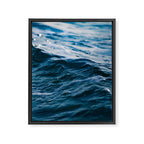 Blue Ocean Waves Framed Canvas Print Gallery Image 6