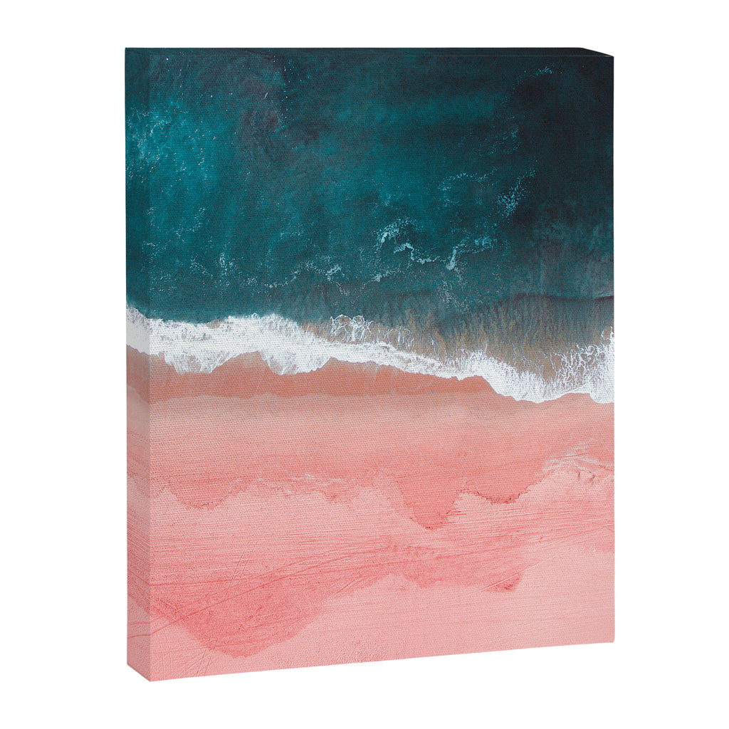 Turquoise Sea Pastel Beach III Canvas Print Gallery Image 6