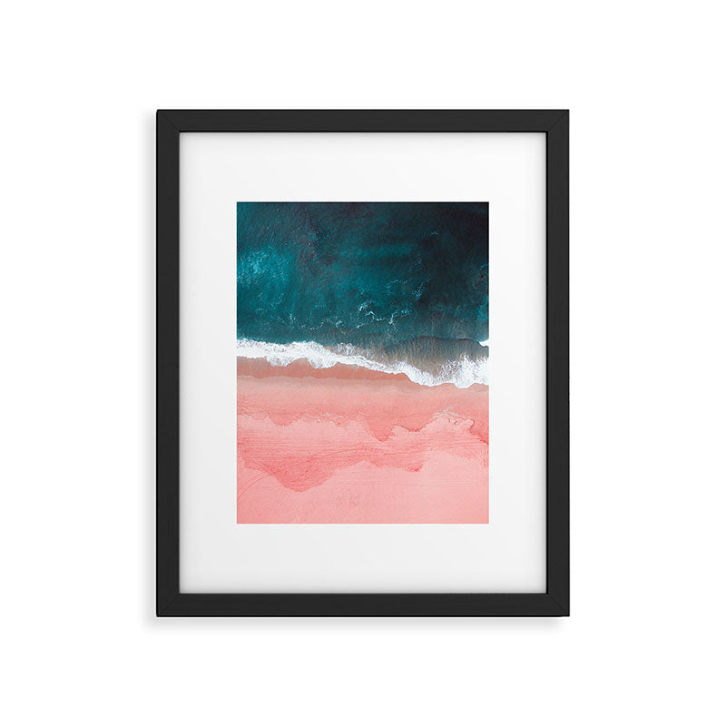 Turquoise Sea Pastel Beach III Framed Art Print Gallery Image 5