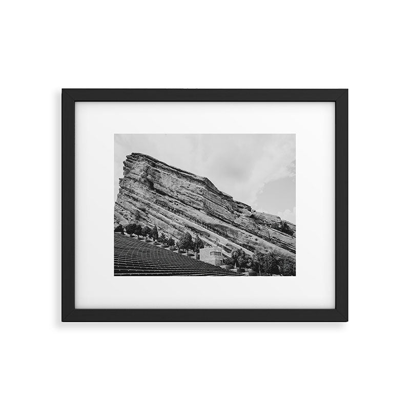 Red Rocks Framed Art Print