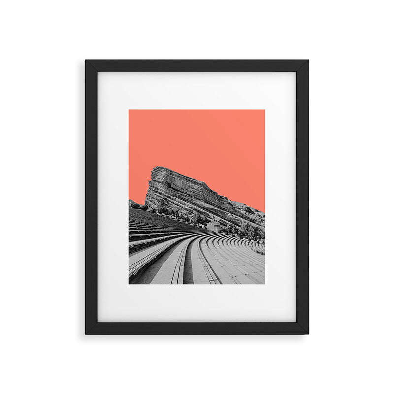Red Rocks Framed Art Print Gallery Image 5
