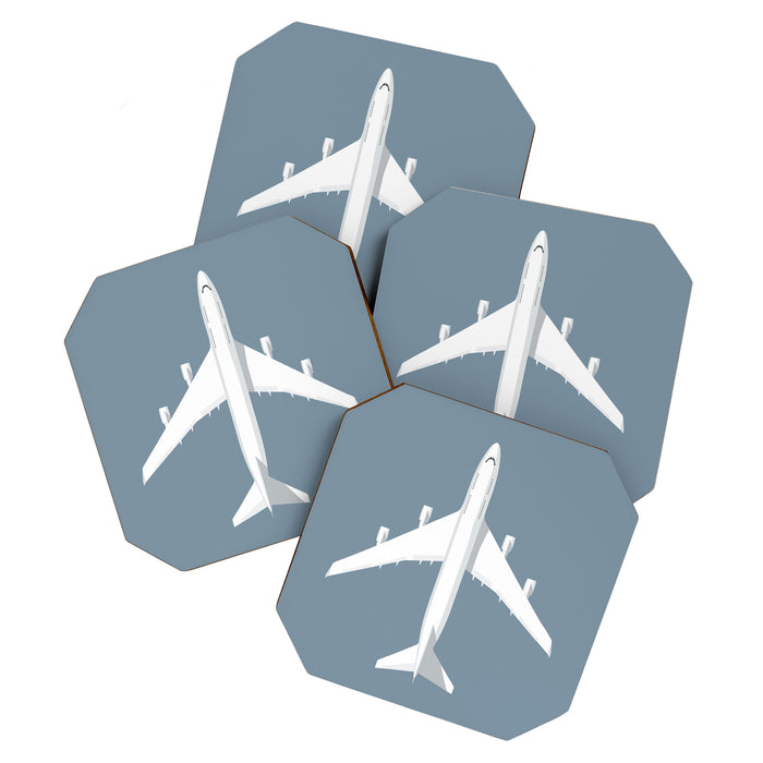 747-400 Jumbo Jet Airliner Aircraft - Slate Coaster Gallery Image 1
