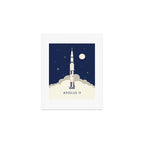 Apollo 11 Space - Saturn Rocket A Art Print Gallery Image 1