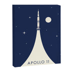 Apollo 11 Space - Saturn Rocket B Canvas Print Gallery Image 8