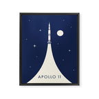 Apollo 11 Space - Saturn Rocket B Framed Canvas Print Gallery Image 8