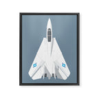 F-14 Tomcat Jet Aircraft - Slate Framed Canvas Print Gallery Image 8