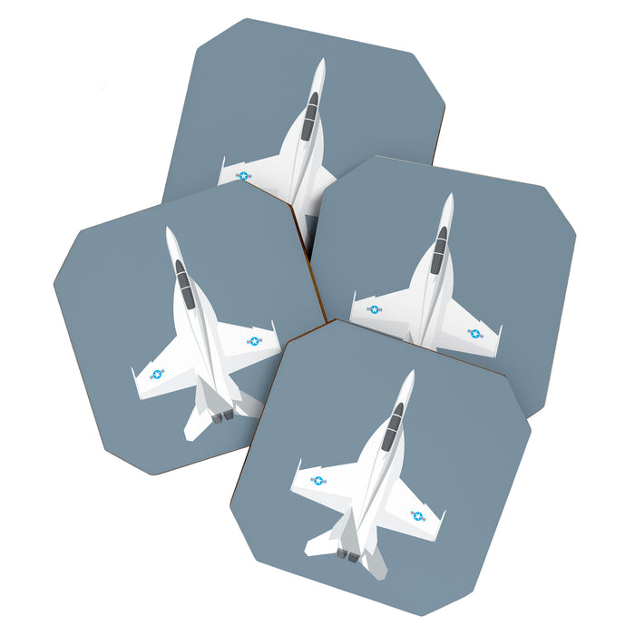 F-18 Super Hornet Jet Aircraft - Slate Coaster Gallery Image 1