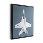 F-18 Super Hornet Jet Aircraft - Slate Framed Canvas Print Gallery Image 2