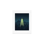 Forest UFO Art Print Gallery Image 1