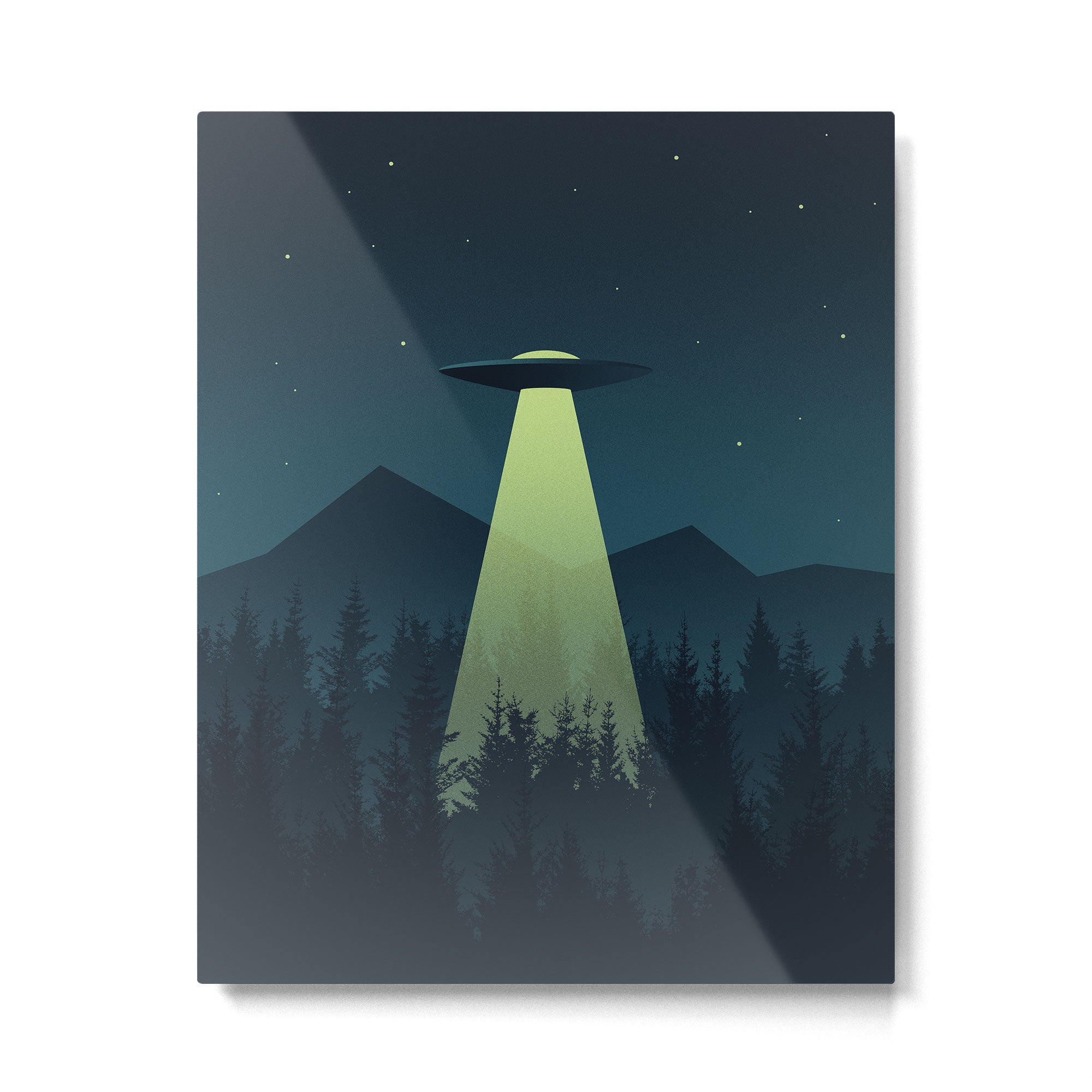 Forest UFO Metal Print Gallery Image 6