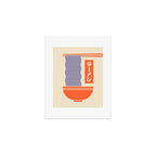 Ramen Minimal - Cream Art Print Gallery Image 1