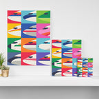 Retro Airline Nose Livery - USA Canvas Print Gallery Image 3