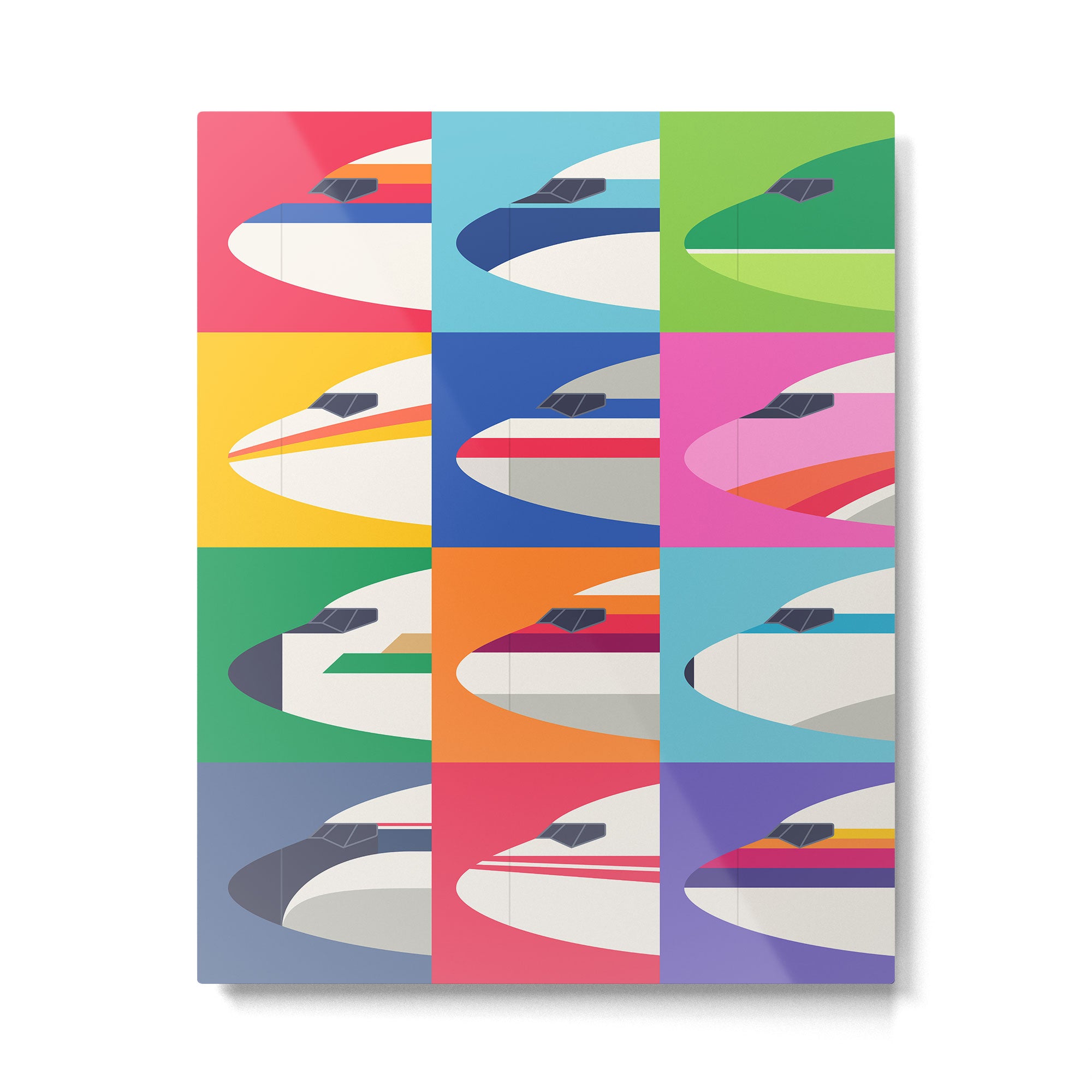 Retro Airline Nose Livery - USA Metal Print Gallery Image 6