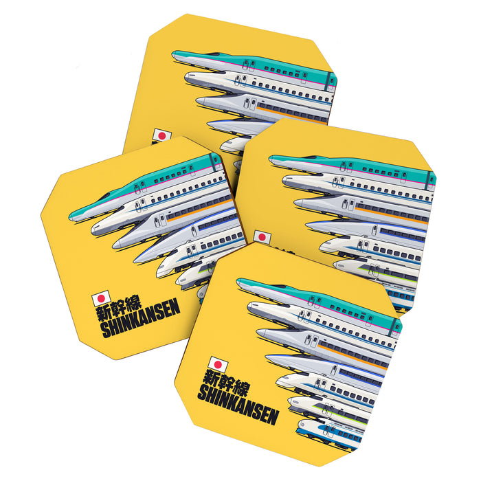 Shinkansen Bullet Train Evolution - Yellow Coaster Gallery Image 1