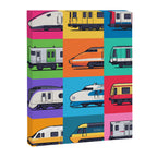 World Trains Grid Pattern Canvas Print Gallery Image 8