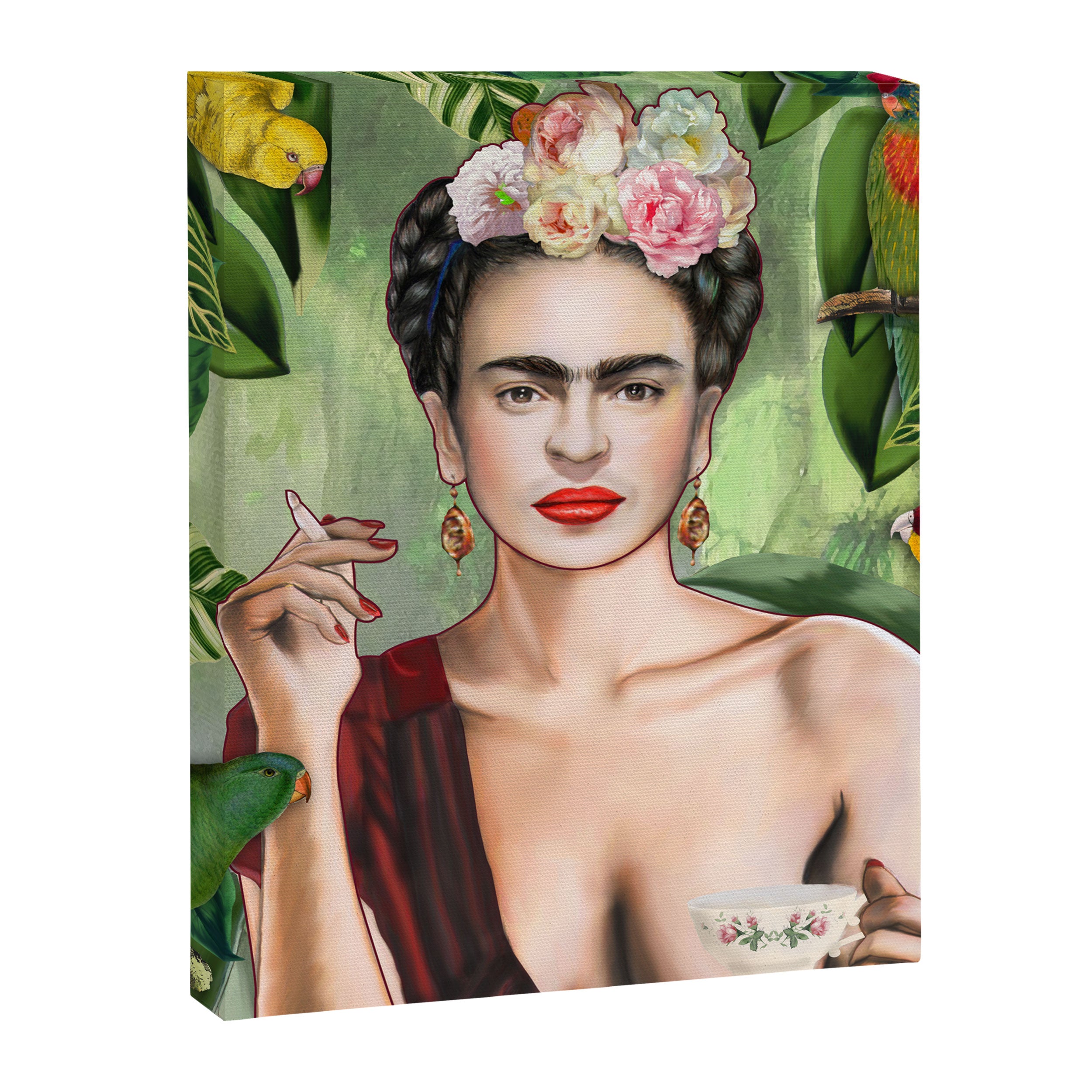 Frida con Amigos Canvas Print Gallery Image 8