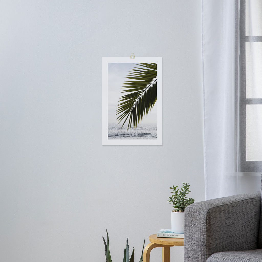 Beach Palm Art Print Gallery Image 3