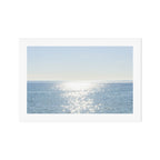 Electric Blue Ocean Art Print Gallery Image 1