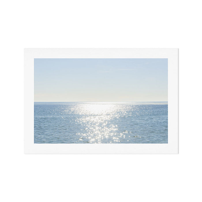 Electric Blue Ocean Art Print Gallery Image 1