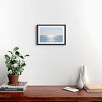 Electric Blue Ocean Framed Art Print Gallery Image 2