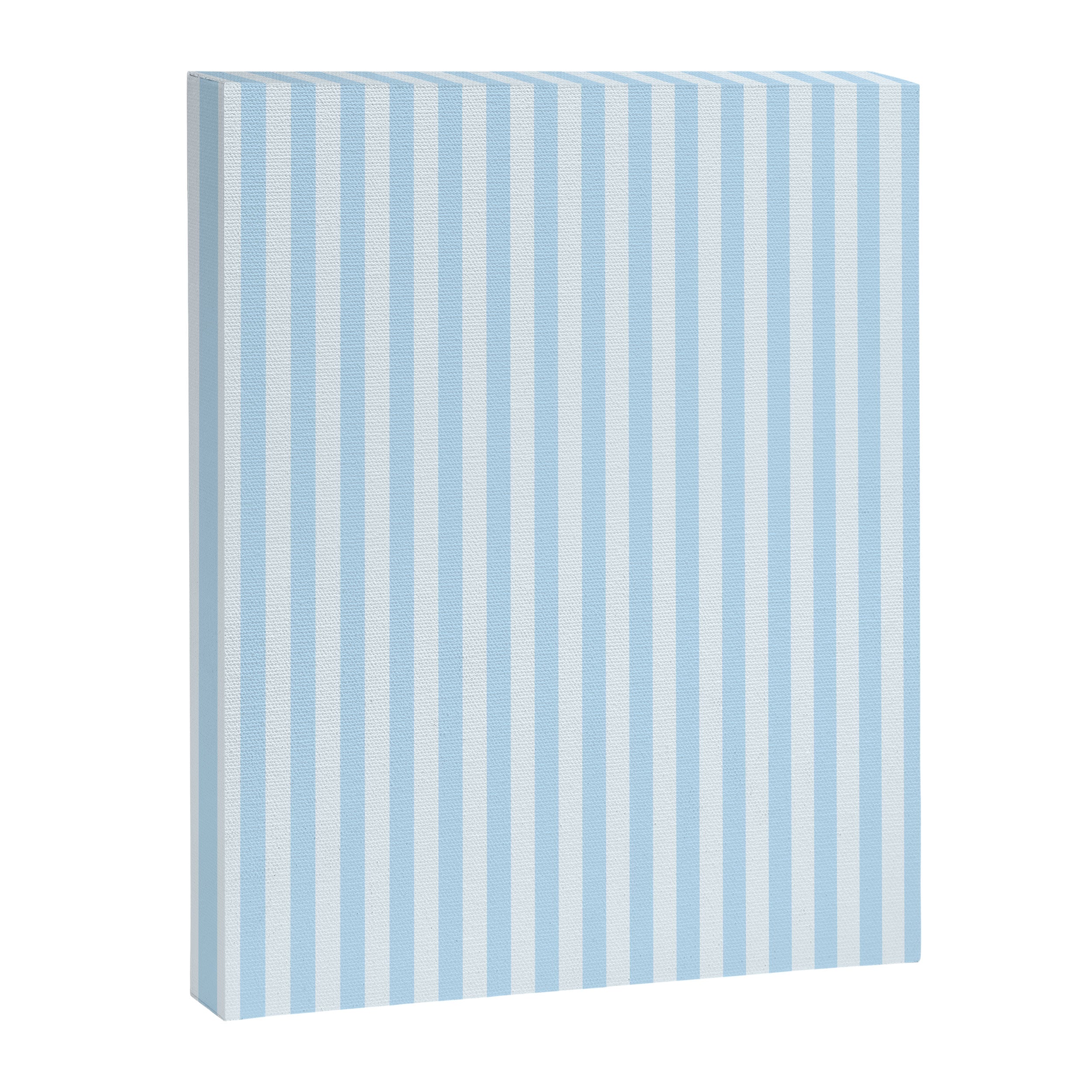 Baby Blue Stripes Canvas Print Gallery Image 8