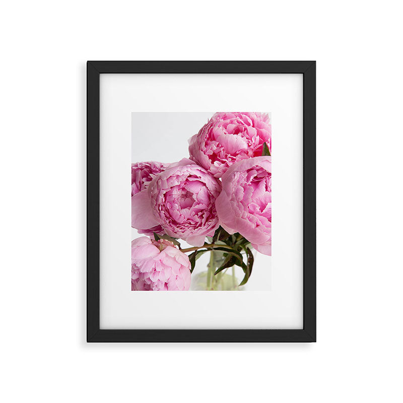 Blush Pink Peonies Framed Art Print Gallery Image 5