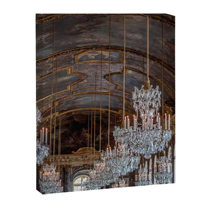 French Palace Chandeliers Canvas Print Gallery Image 1