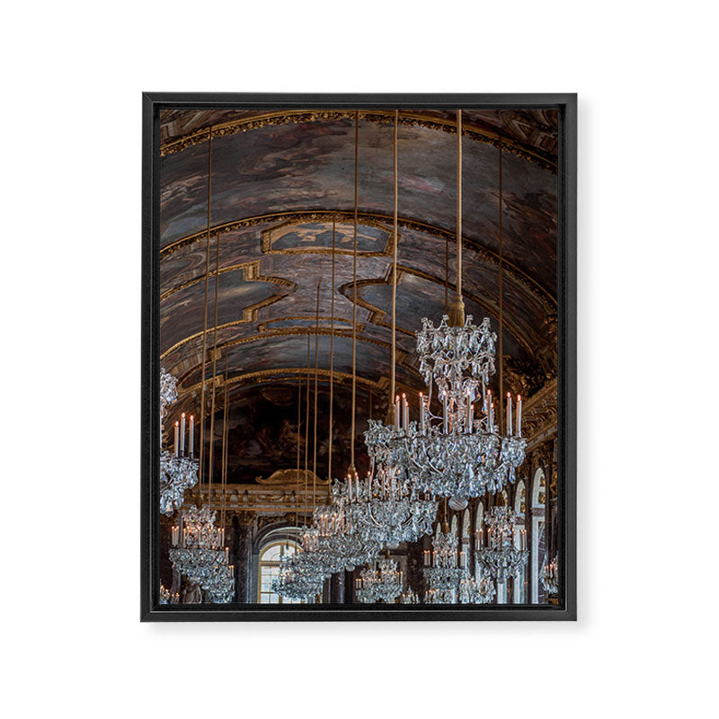 French Palace Chandeliers Framed Canvas Print Gallery Image 6