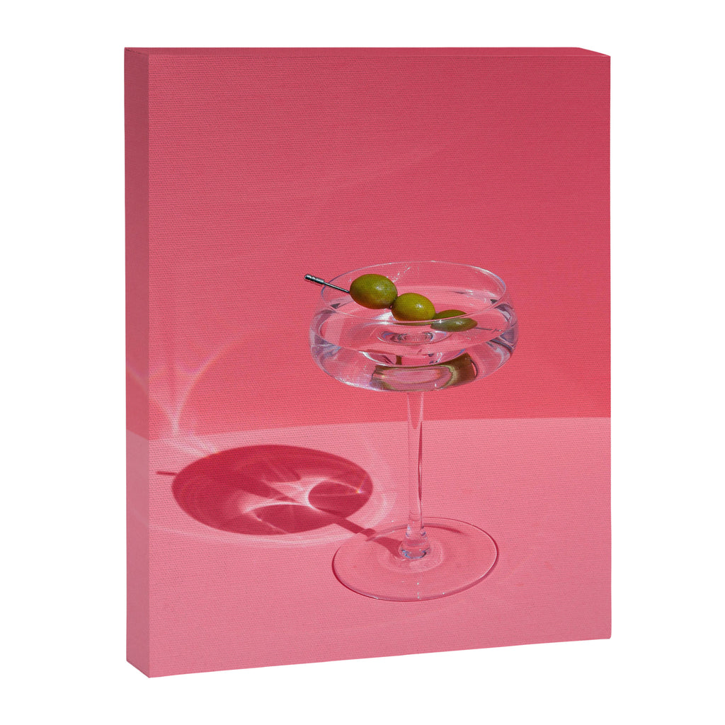 Hot Pink Martini Canvas Print Gallery Image 6