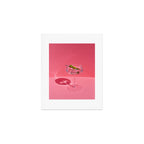 Hot Pink Martini Art Print Gallery Image 1