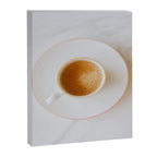 Latte, White Marble Canvas Print Gallery Image 6