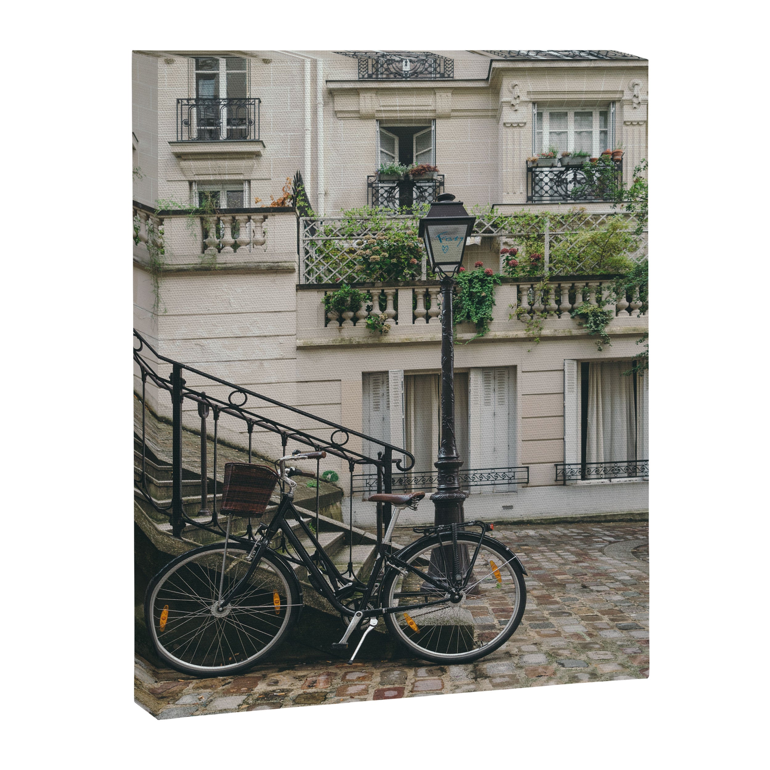 Montmartre, Paris, France, Bicycle Boulevard Canvas Print Gallery Image 6