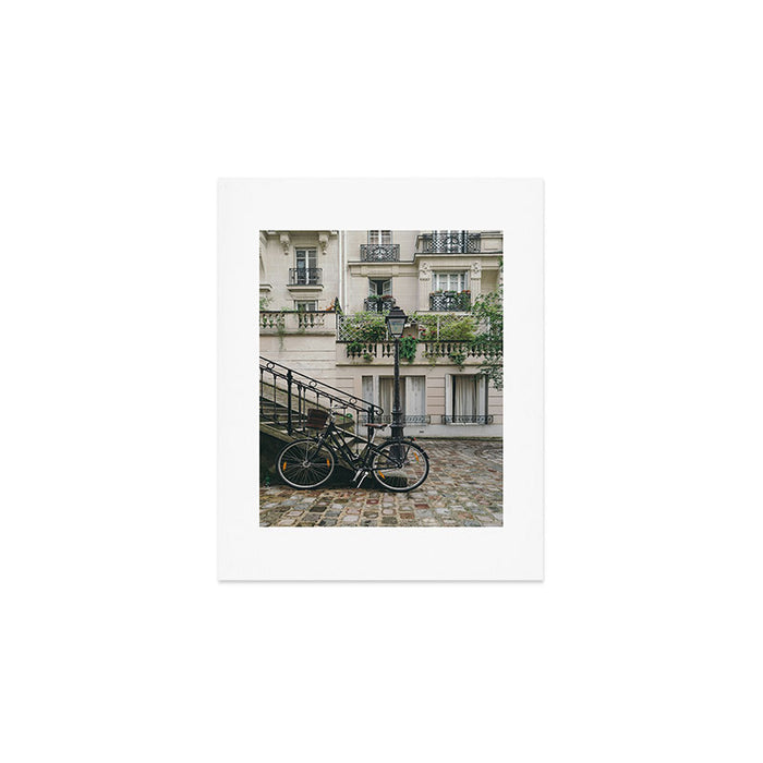 Montmartre, Paris, France, Bicycle Boulevard Art Print Gallery Image 1
