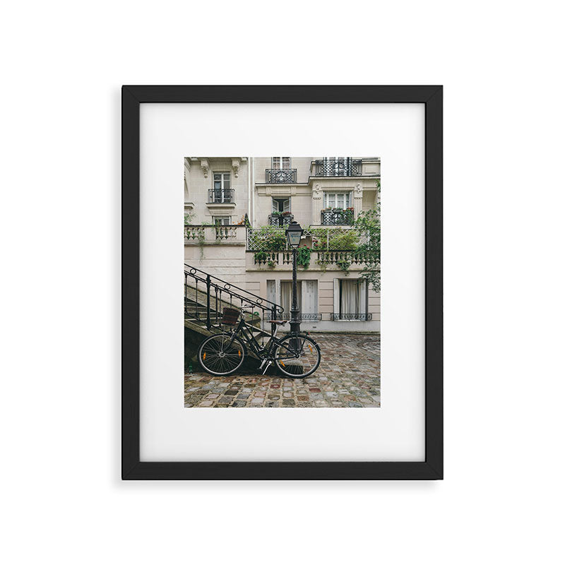 Montmartre, Paris, France, Bicycle Boulevard Framed Art Print Gallery Image 5