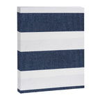 Nautical Blue & White Stripes Canvas Print Gallery Image 6