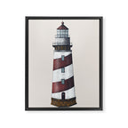 Nautical Light House Framed Canvas Print Gallery Image 8
