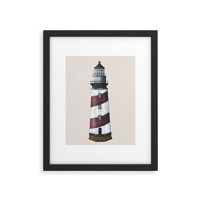 Nautical Light House Framed Art Print Gallery Image 1
